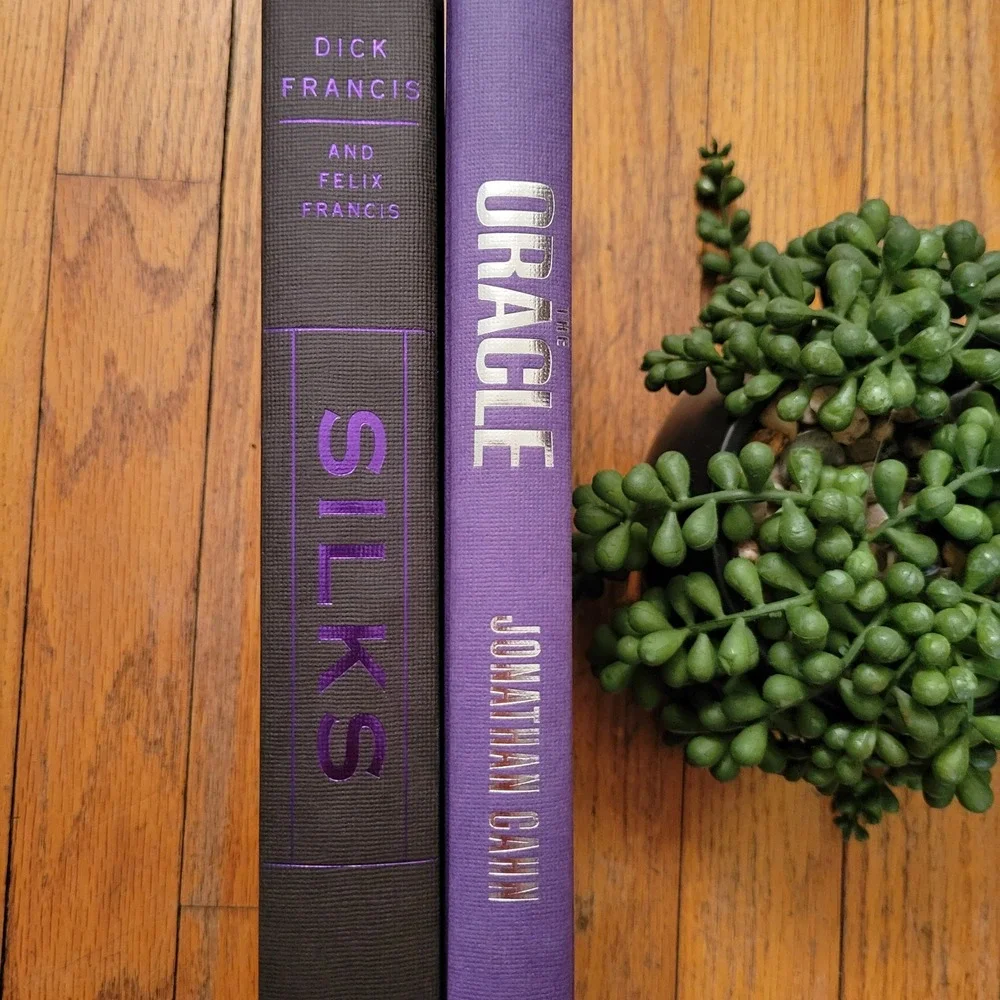 2 Home Decor Staging Books Hardcover Set Purple Silver Gray Black Modern Artsy‎